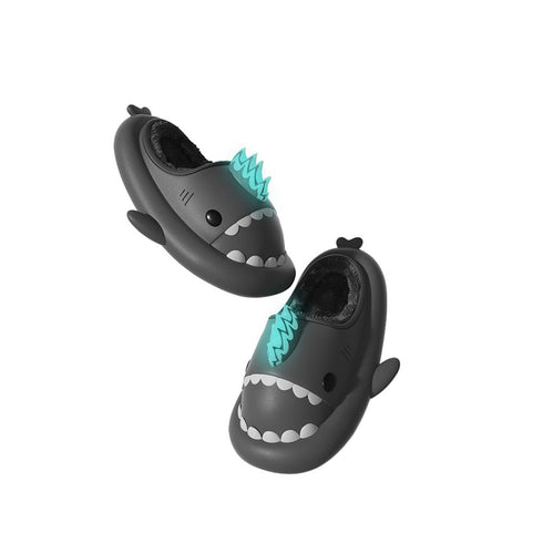 Sharkicks Basic - Hiver, Chaussons Requins Kaiju Nucléaire, Talon Ouvert
